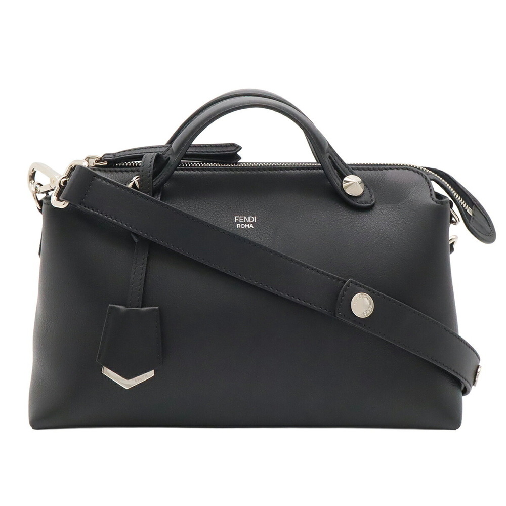 FENDI BY THE WAY Medium Handbag/Shoulder Bag, Leather, Black, 8BL124